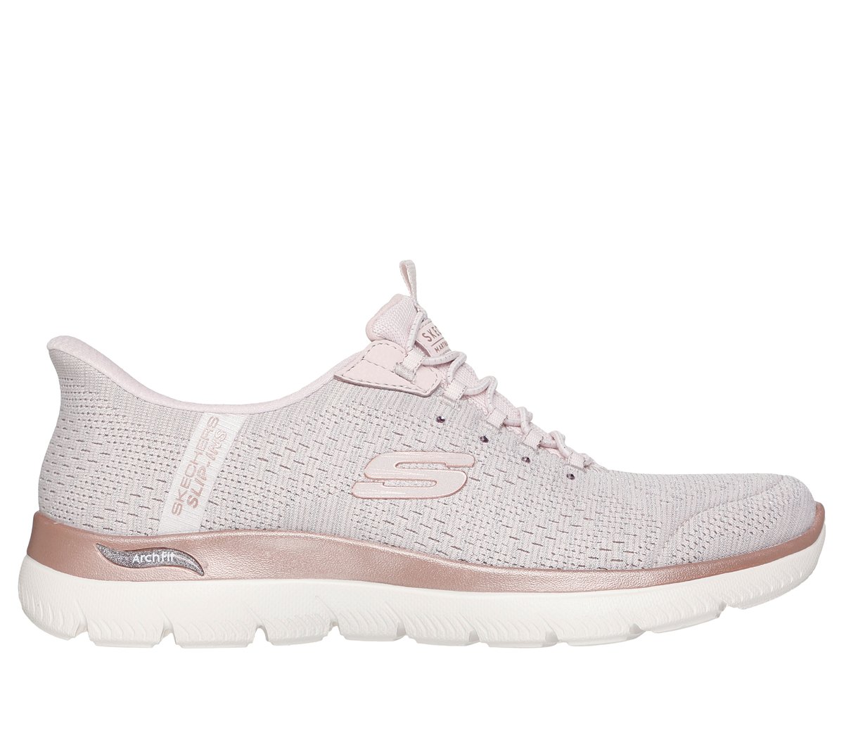 Women Martha Stewart Skechers Slip-ins: Arch Fit Summits - Soft Shimmer