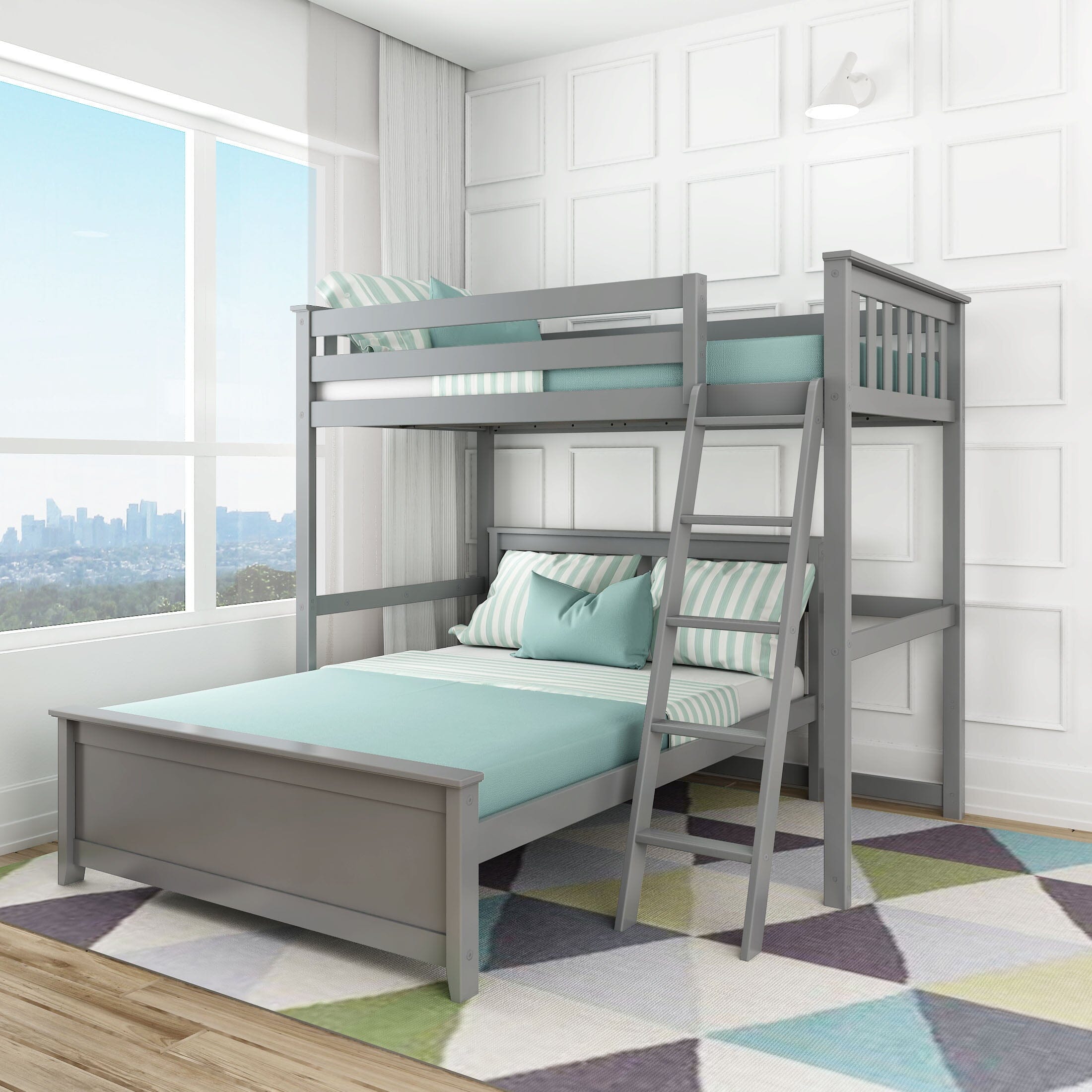 Store Closing SaleTwin over Full L-Shaped Bunk Bed