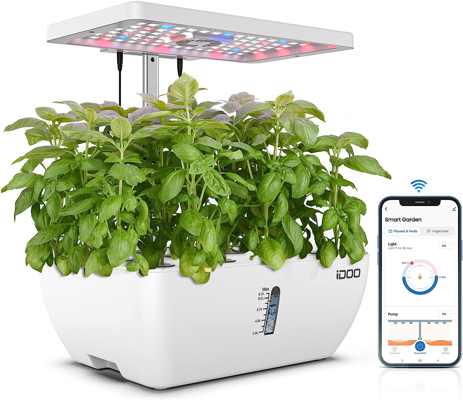 Hydroponics Growing System 12Pods, Indoor Garden with LED Grow Light