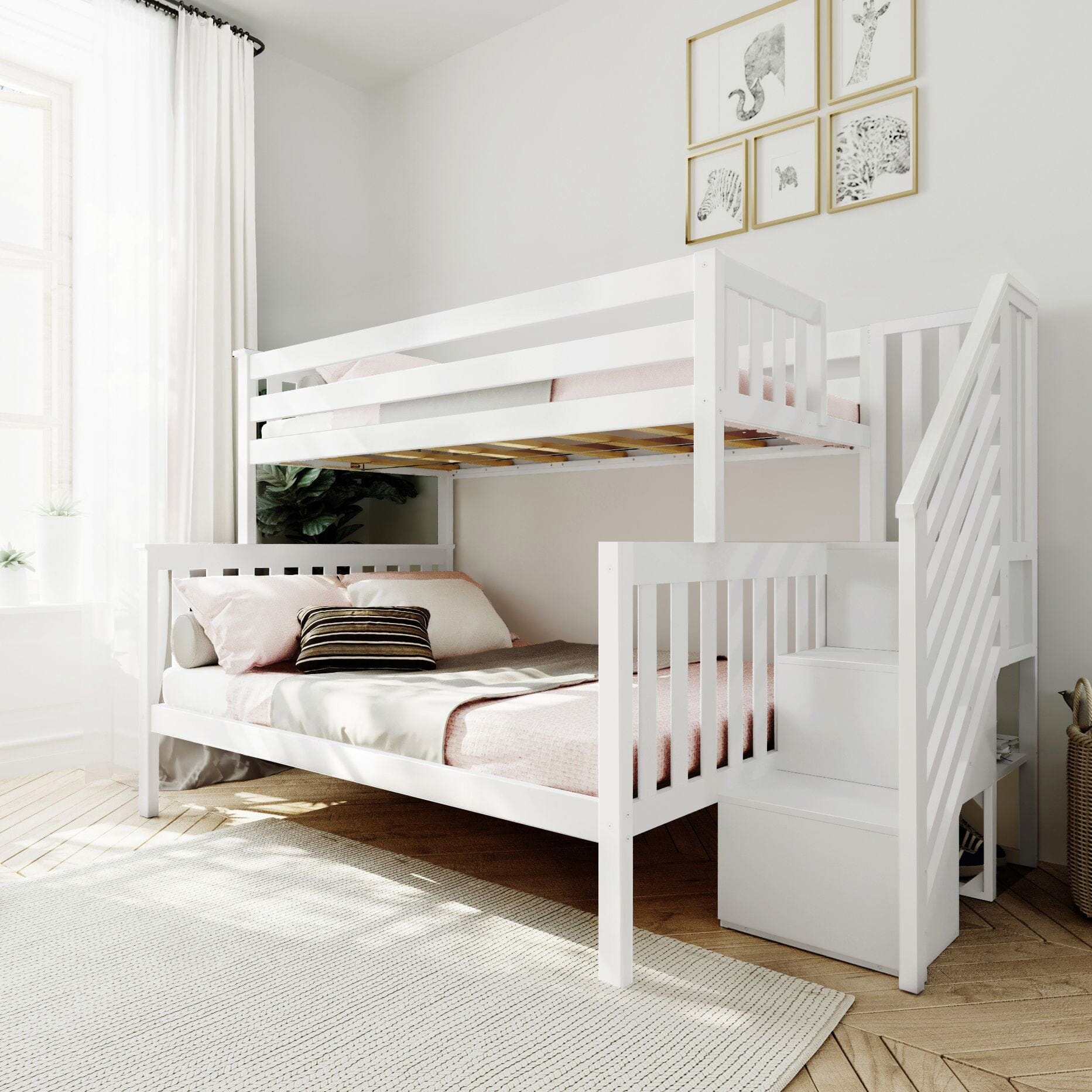 Store Closing SaleTwin over Full Staircase Bunk Bed