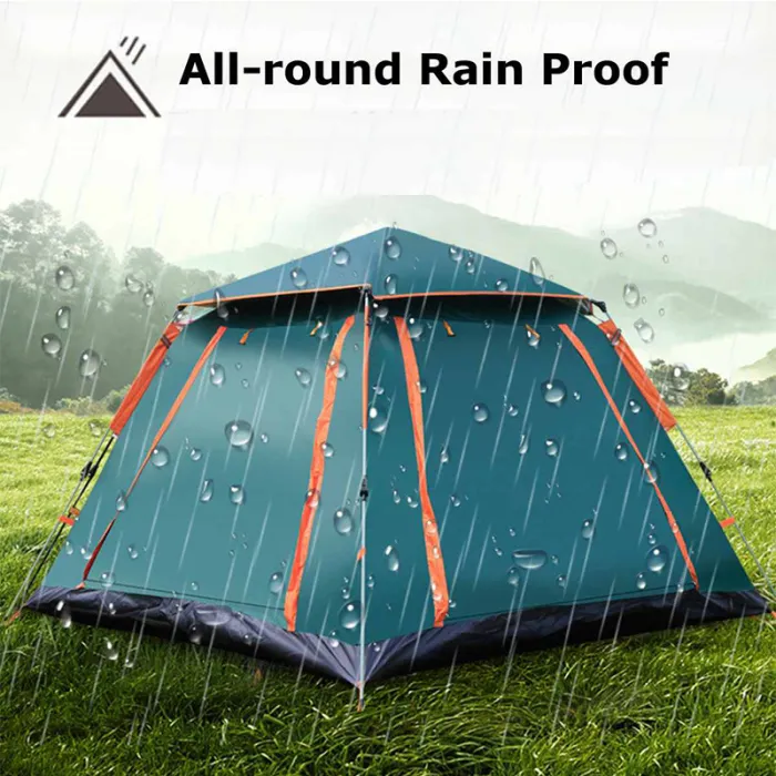 Outdoor Automatic Quick Open Tent Waterproof Camping Tent Family Outdoor Instant Setup Tent with Carring Bag