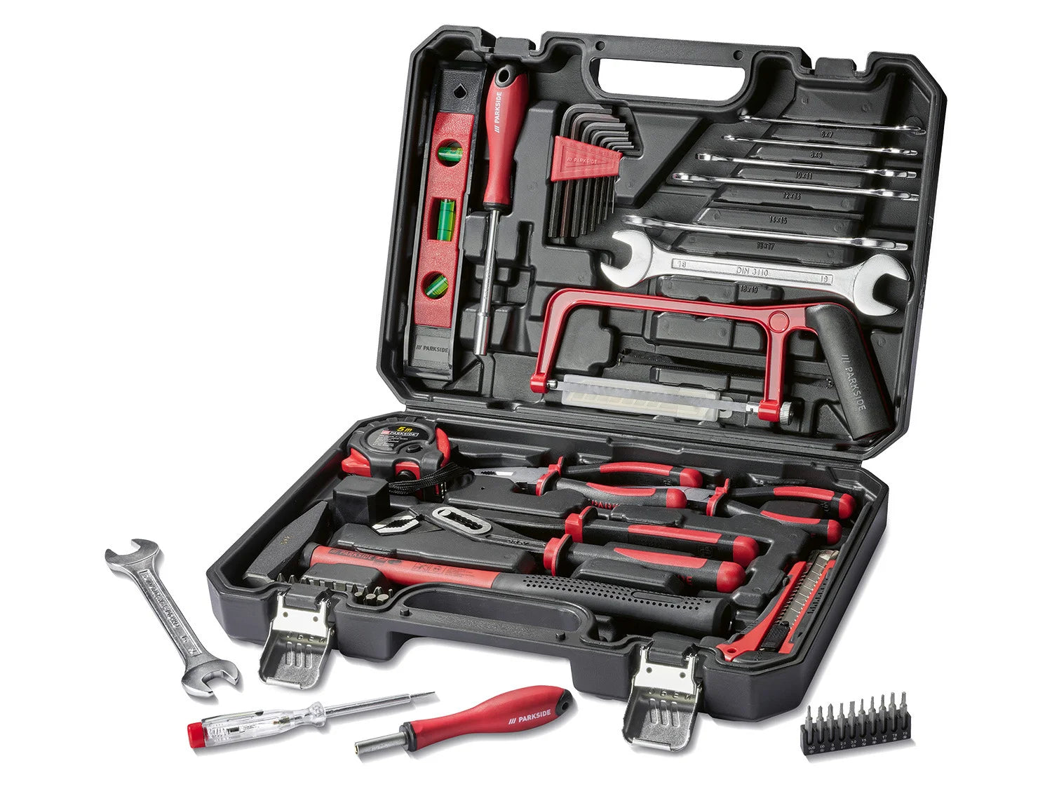PARKSIDE® tool case, 64 pieces