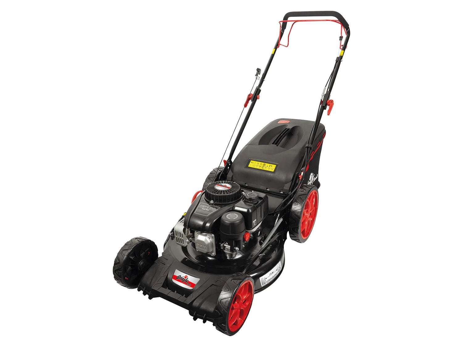 Grizzly 4in1 Benzinrasenmäher »BRM 5117-2 A«, 3,7 PS, 70 l Fangsack