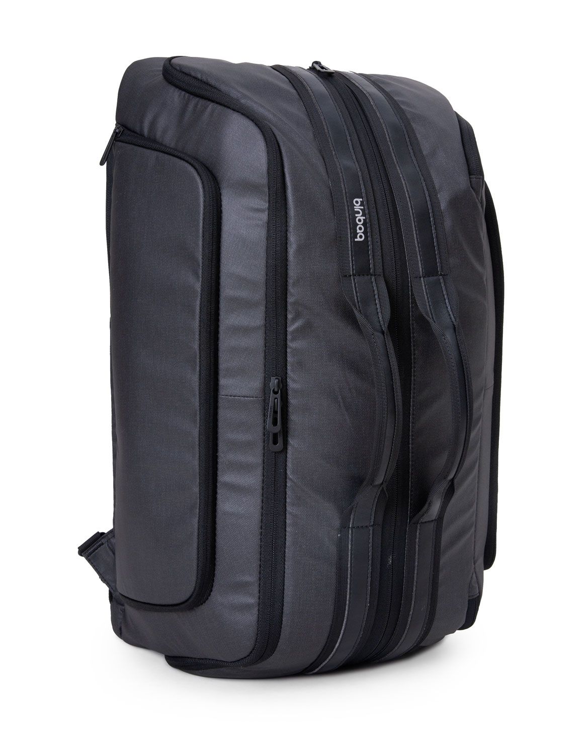 BLNBAG M2 - hand luggage travel backpack travel bag 2 in 1 convertible, laptop compartment, RFID, USB, 40 liters