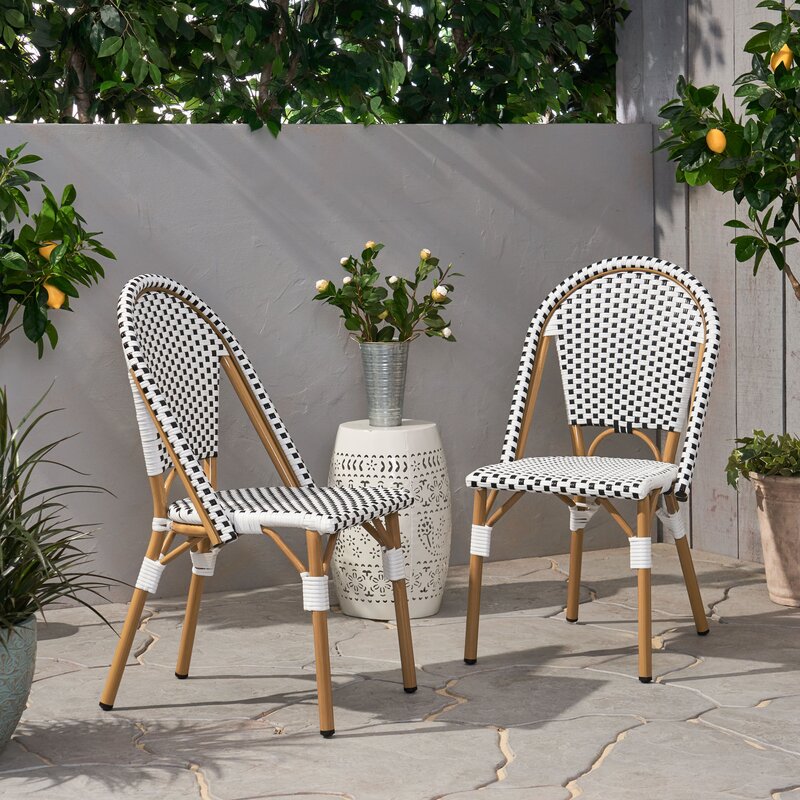 Patio Dining Side Chair (Set of 2)