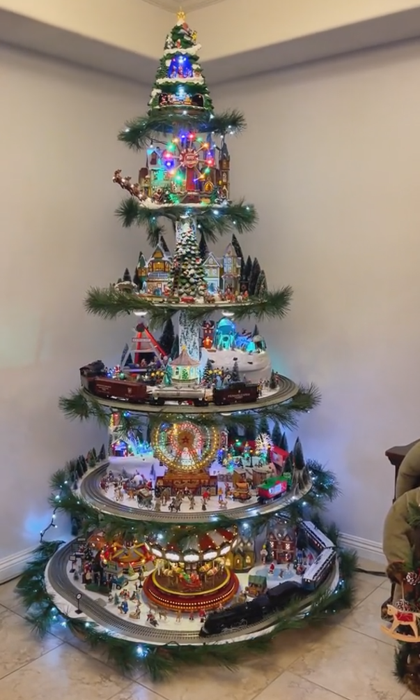 💝Last Day Clearance💥Buy two, get free shipping, and receive a gift.💥Ferris wheel Christmas tree