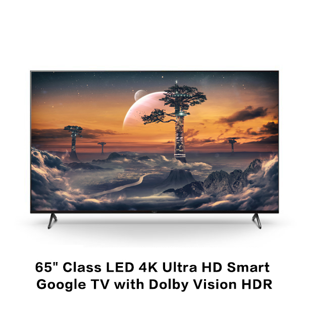 Store Closing Sale65 Class LED 4K Ultra HD Smart Google TV with Dolby Vision HDR