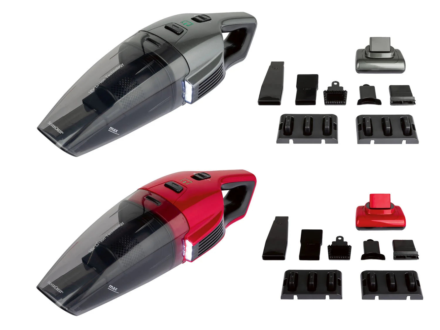 SILVERCREST® cordless handheld vacuum cleaner, 2 speed levels