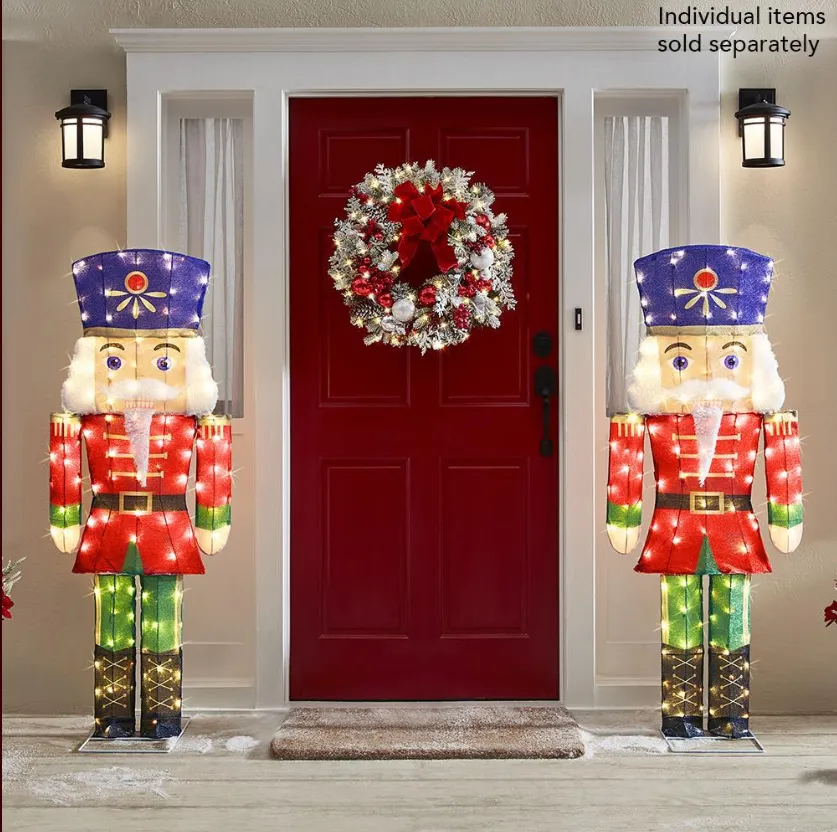 Christmas Clearance SaleThe Outdoor 5' Twinkling Nutcracker - Solar energy storage function