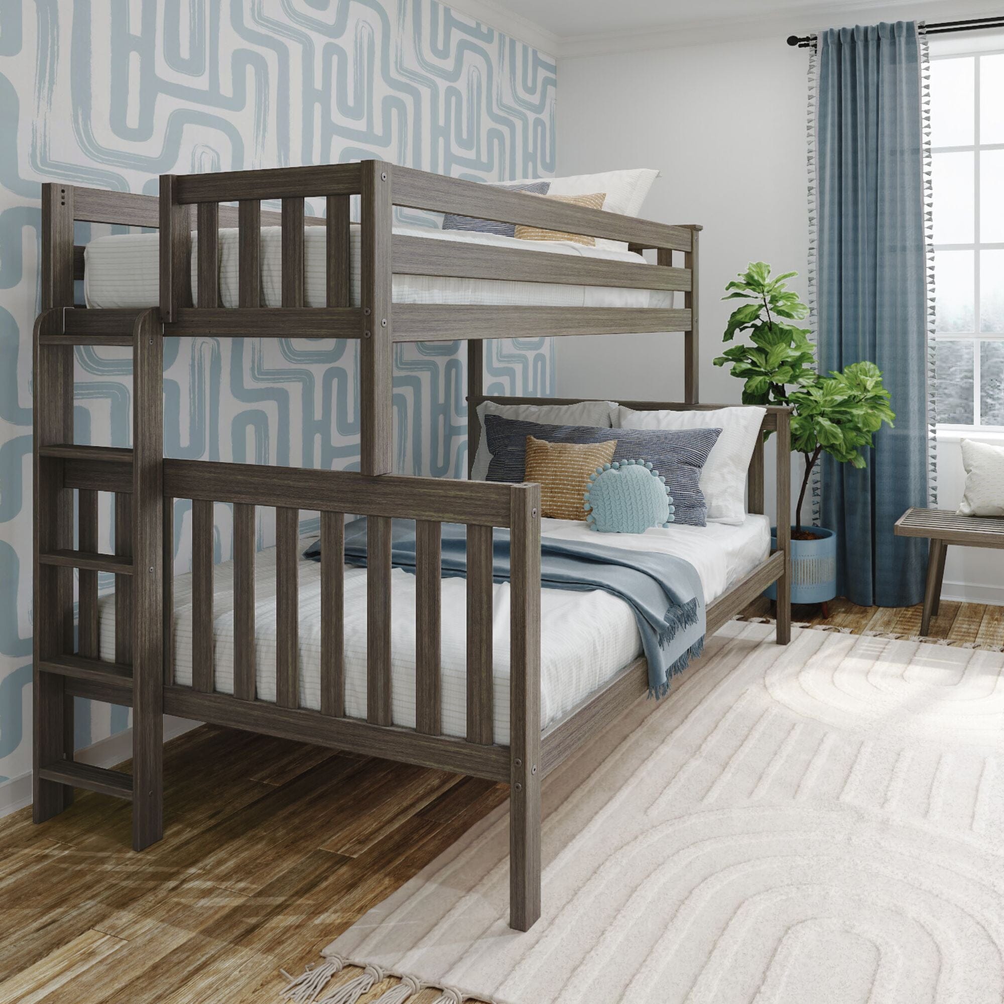 Store Closing SaleTwin over Full Bunk Bed with Ladder on End