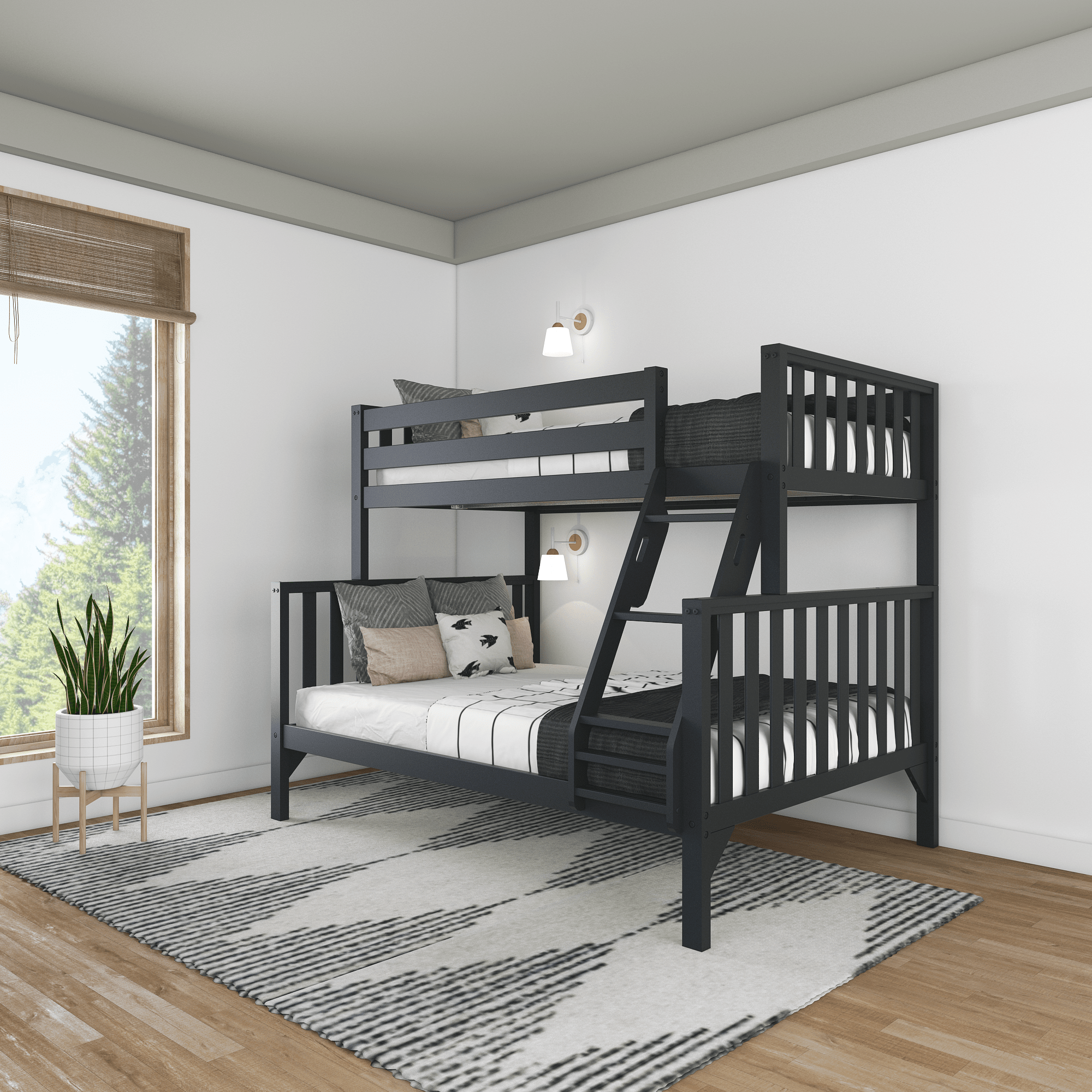 Store Closing SaleScandinavian Twin over Full Bunk Bed