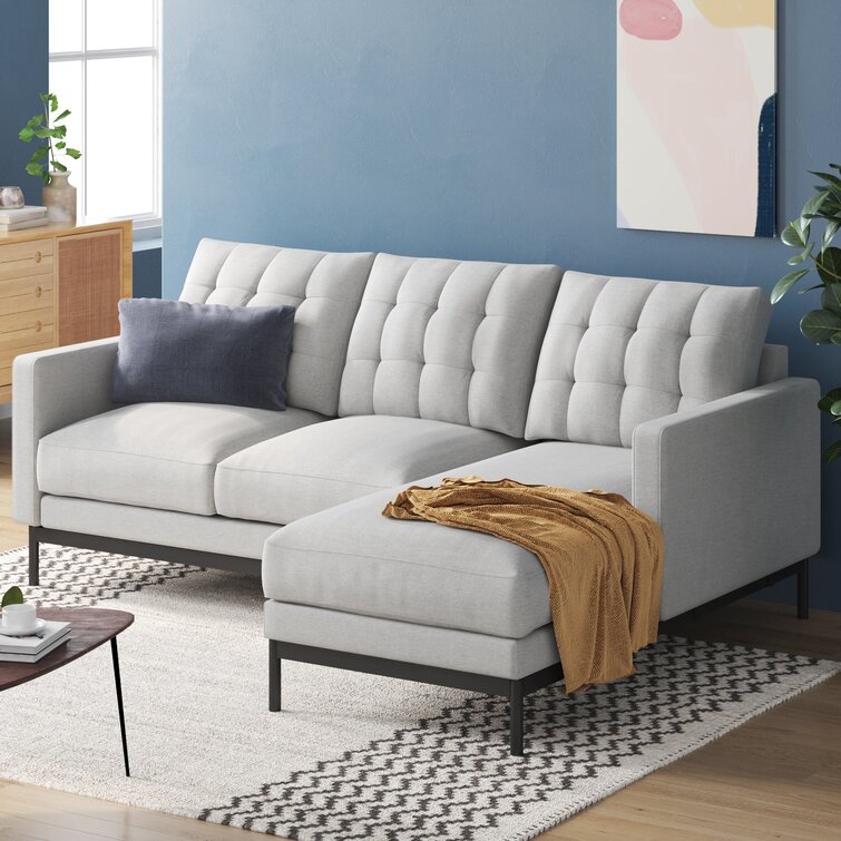 Thompson 77.6′′ Wide Reversible Modular Sofa & Chaise