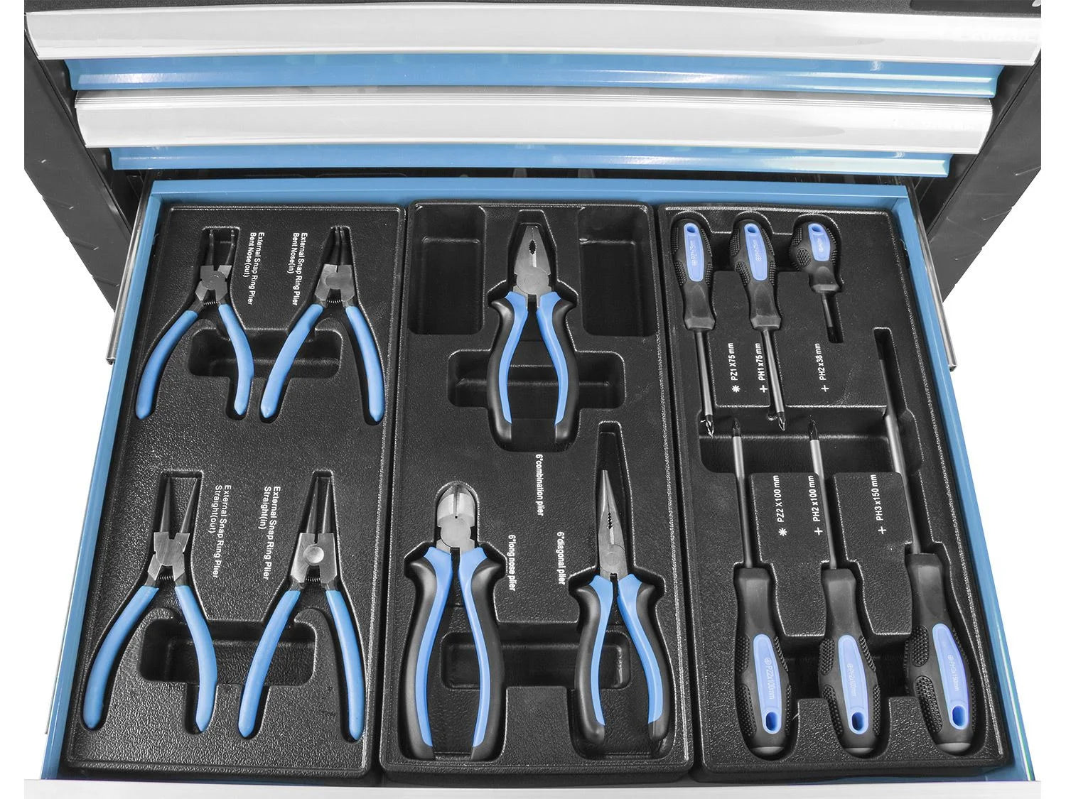 Güde Premium »GWSP 07« workshop trolley, full extension drawers