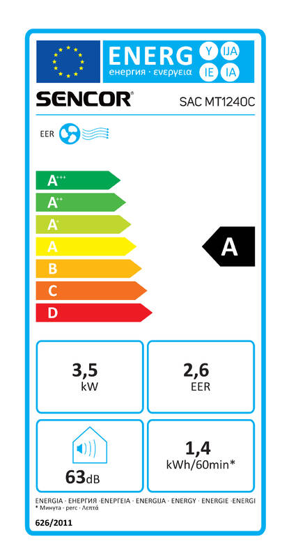 Mobilní klimatizace Sencor SAC MT1240C