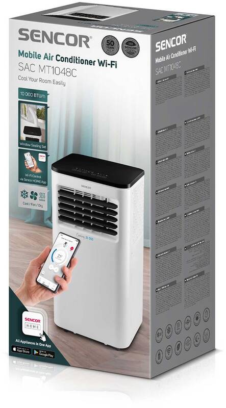 Mobilní klimatizace Sencor SAC MT1048C černá/bílá