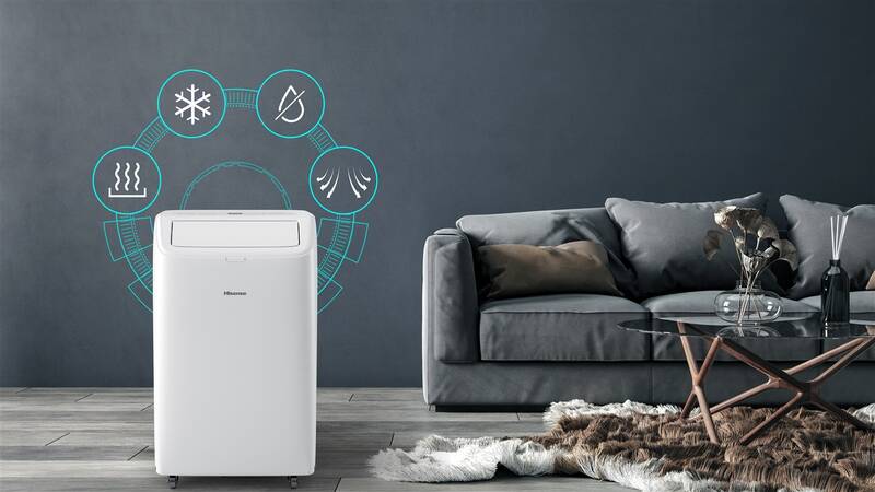 Mobilní klimatizace Hisense APC09QC bílá