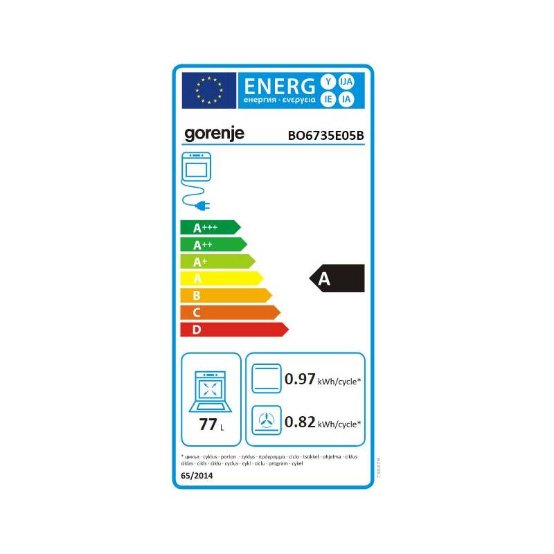 Trouba Gorenje Essential BO6735E05B HomeMade černá