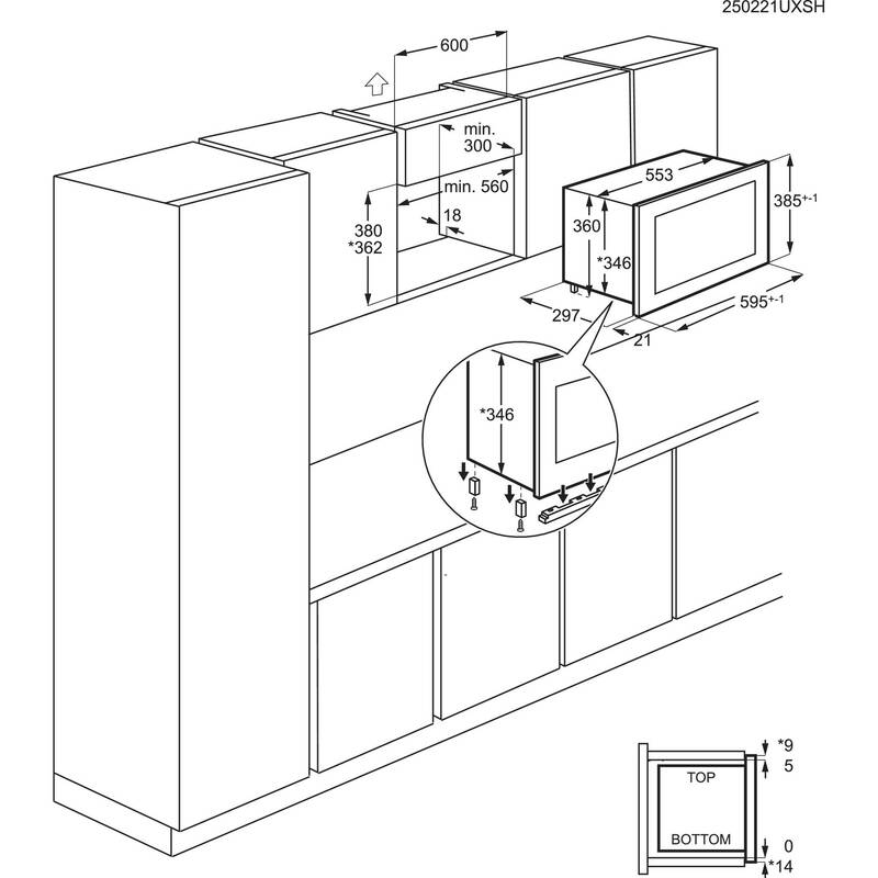 Mikrovlnná trouba AEG OS5MG20EB černá