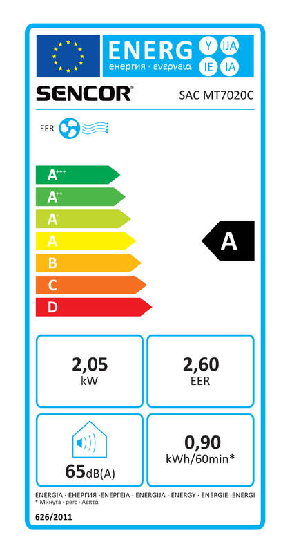 Mobilní klimatizace Sencor SAC MT7020C