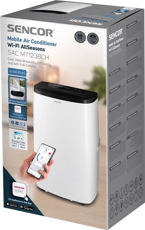 Mobilní klimatizace Sencor SAC MT1238CH bílá