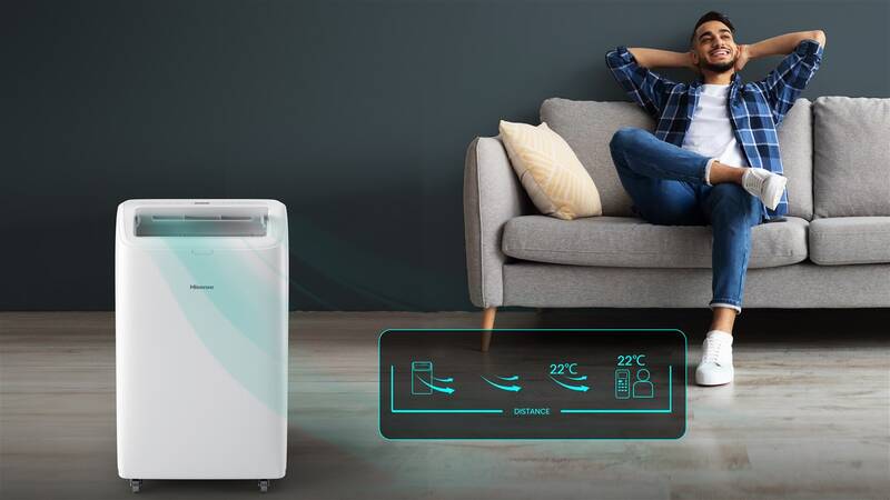 Mobilní klimatizace Hisense APC09QC bílá