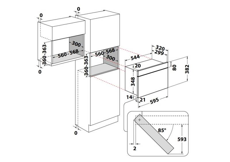 Mikrovlnná trouba Whirlpool WMN464BX nerez