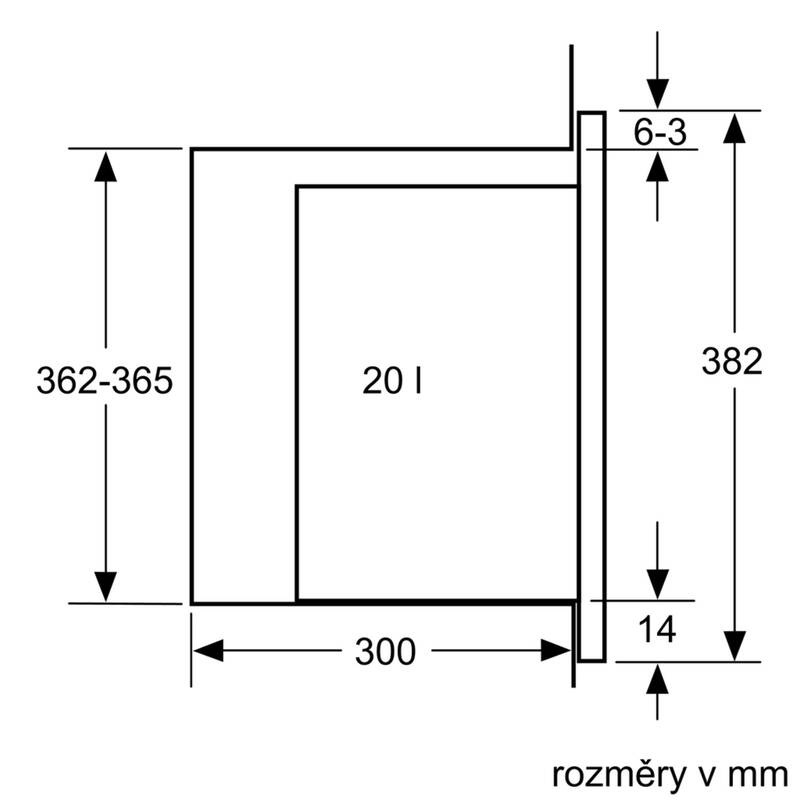 Mikrovlnná trouba Bosch Serie | 4 BFL520MW0 bílá