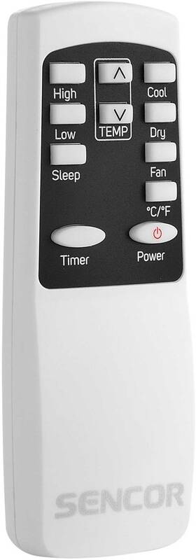 Mobilní klimatizace Sencor SAC MT1048C černá/bílá