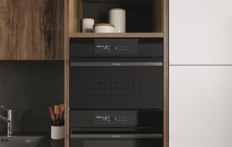 Mikrovlnná trouba Haier I-Message Compact Series 4 HWO45NB4B0B1 černá