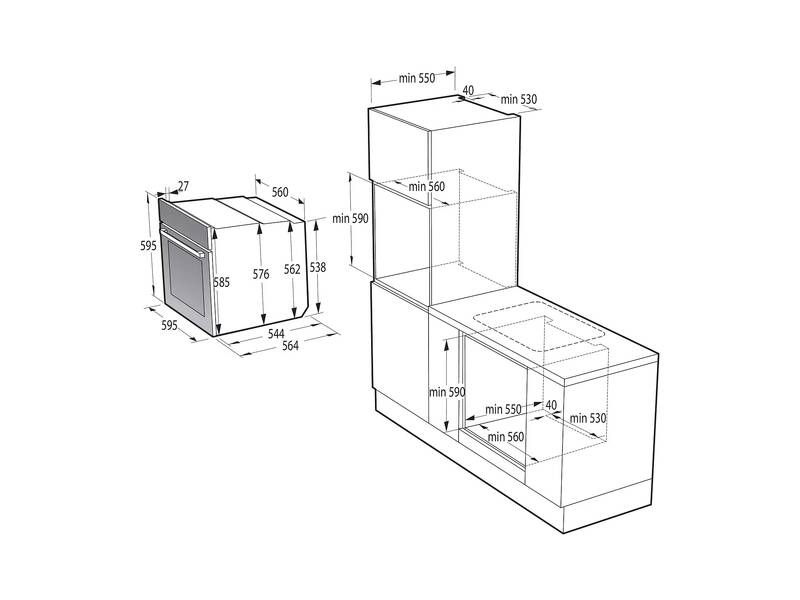 Trouba Mora VTPS 545 BX nerez