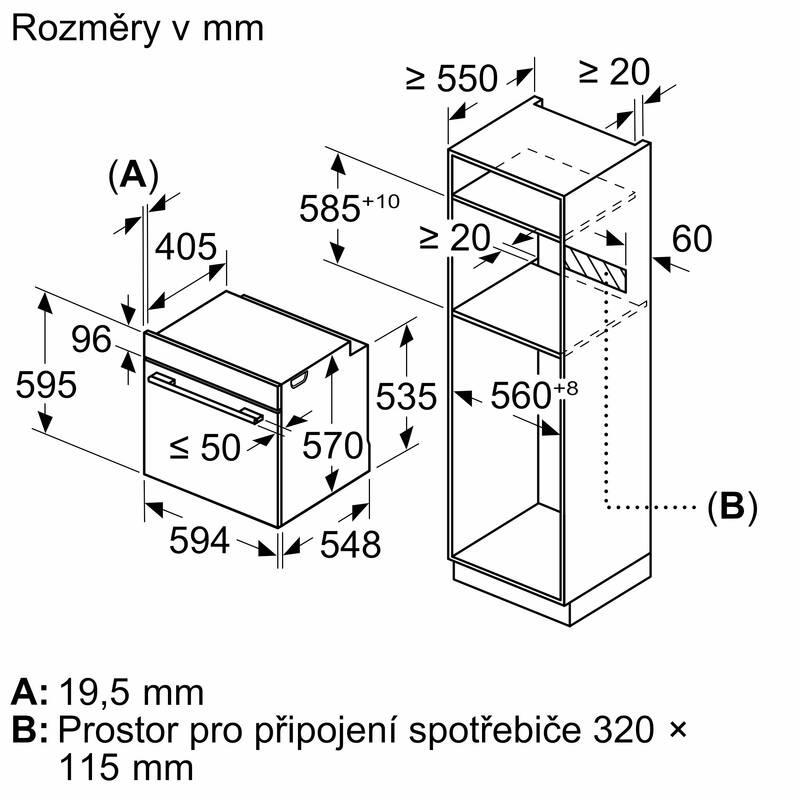 Trouba Bosch Serie 4 HQG572EB3 pyrolýza černá