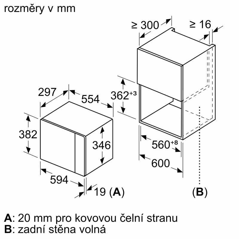 Mikrovlnná trouba Bosch Serie | 4 BFL520MS0 nerez