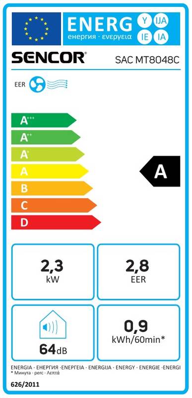 Mobilní klimatizace Sencor SAC MT8048C