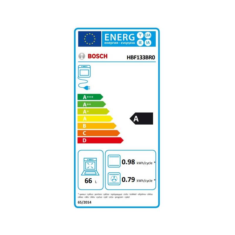 Trouba Bosch Serie 2 HBF133BR0 černá/nerez