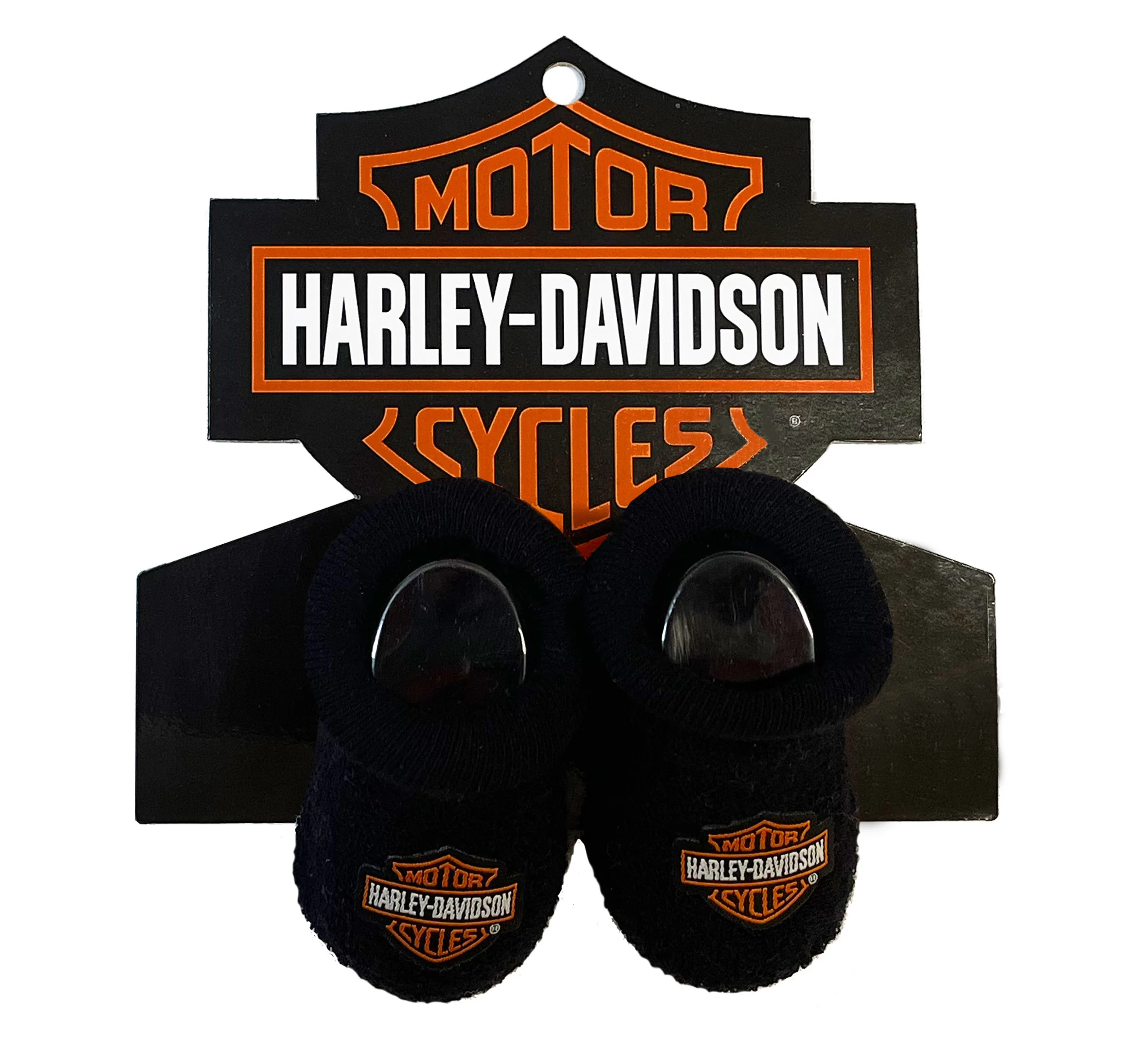 Infant Boy's Bootie Socks in Black