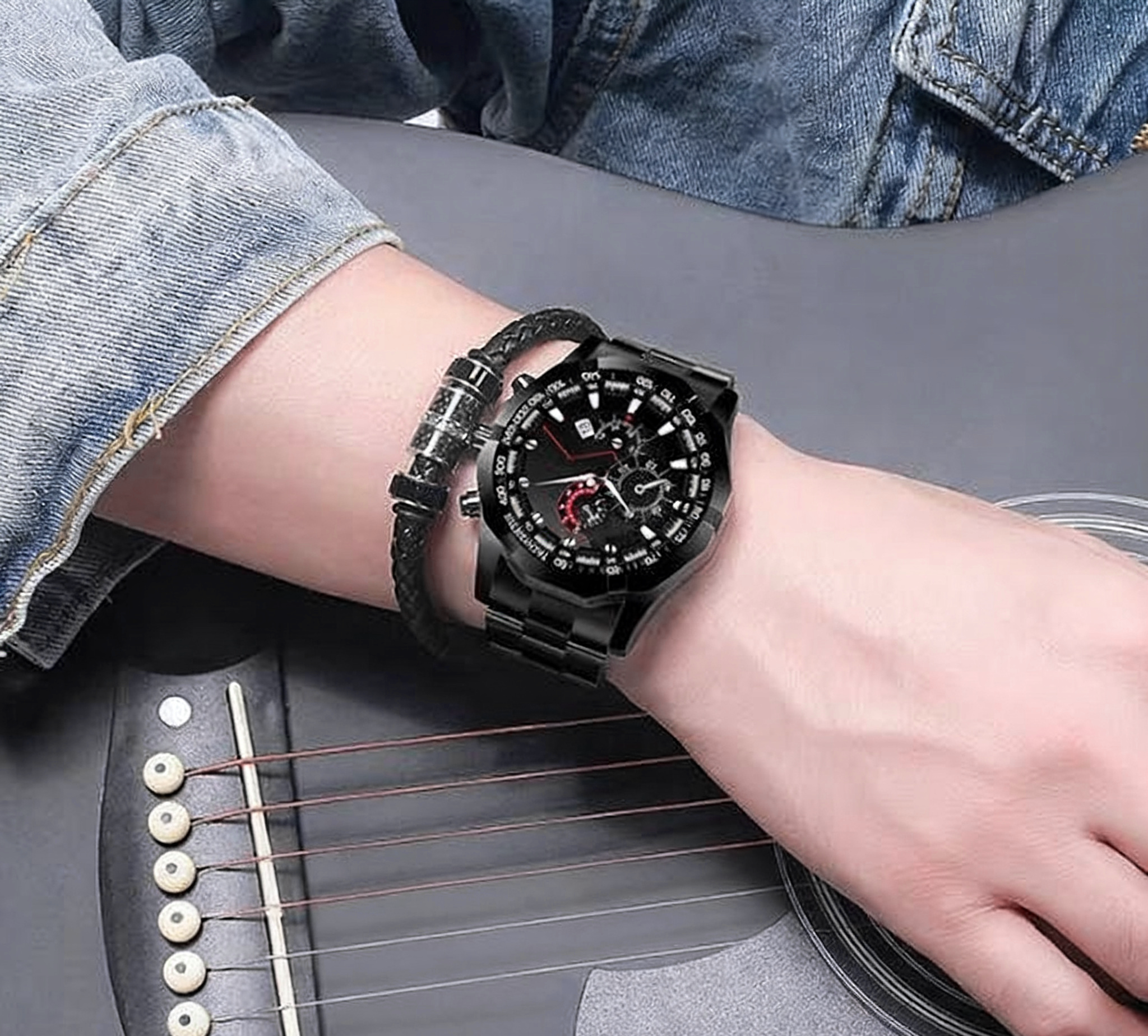 Sportliche Herrenuhr, Modell 27468