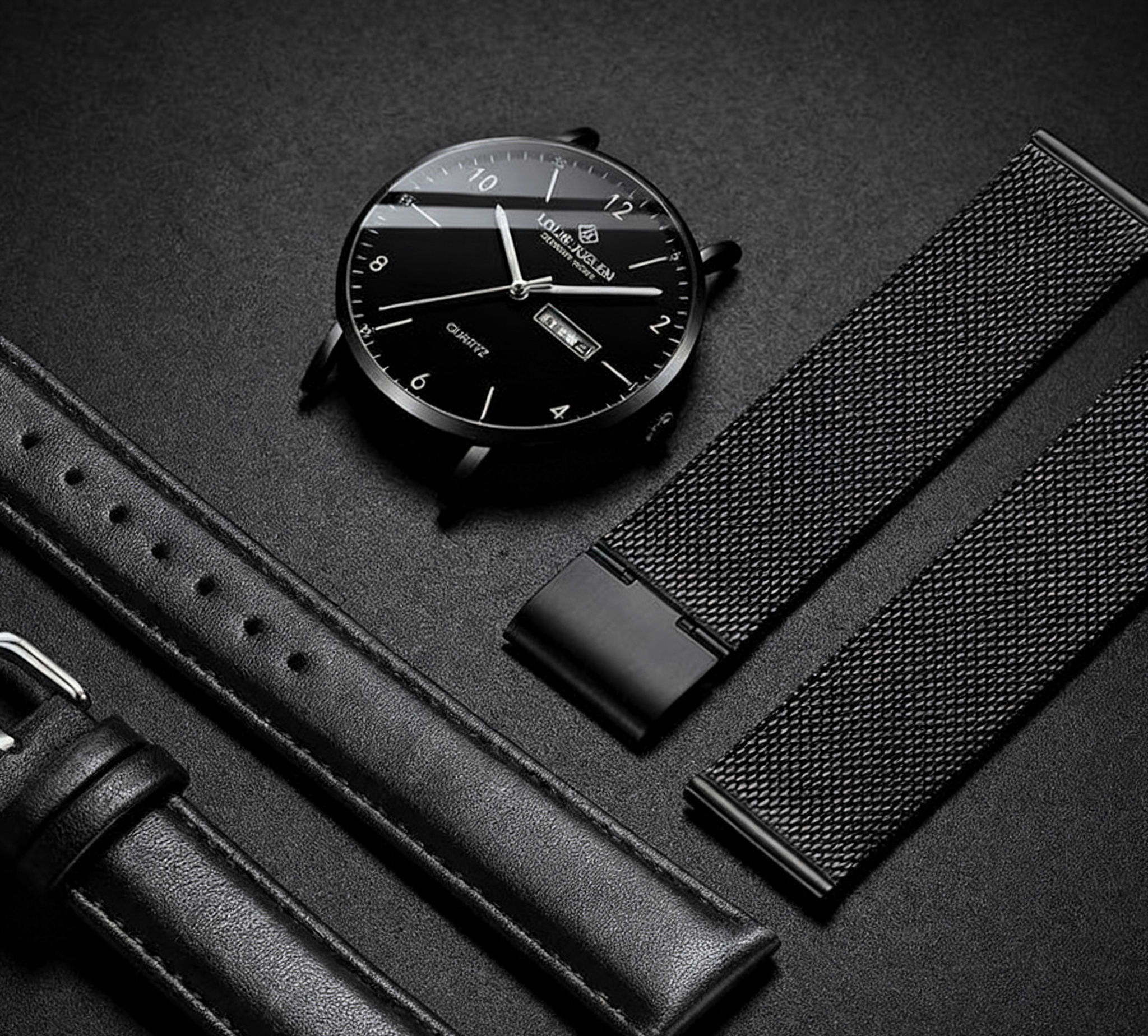 Stilvolle Herrenuhr zum erschwinglichen Preis, Modell 48724