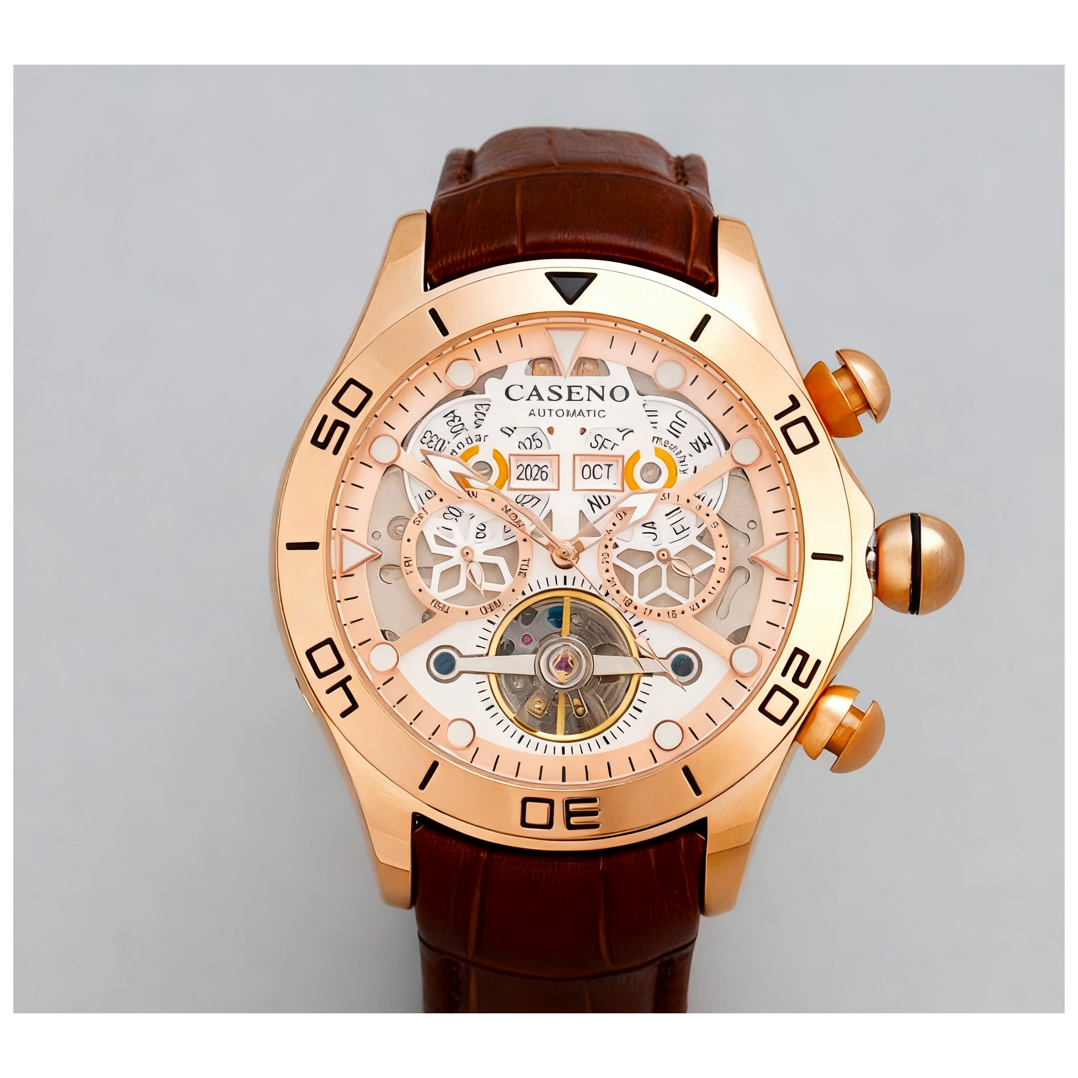 Moderne sportliche Herrenuhr, Modell 12235