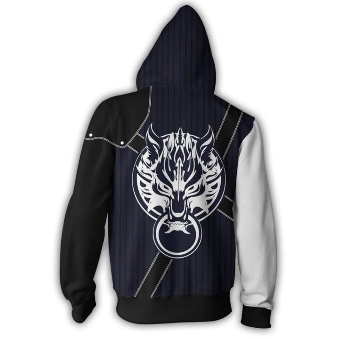 Игра FF7 Remake Костюм Косплея Cloud Strife Унисекс 3D Print Толстовка Худи