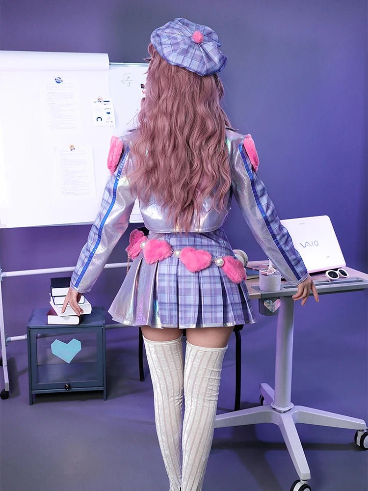 Костюм для косплея LOL Сердцебол и Обаяние Кейтлин, новый скин на День Святого Валентина, полный набор для женщин на Хэллоуин