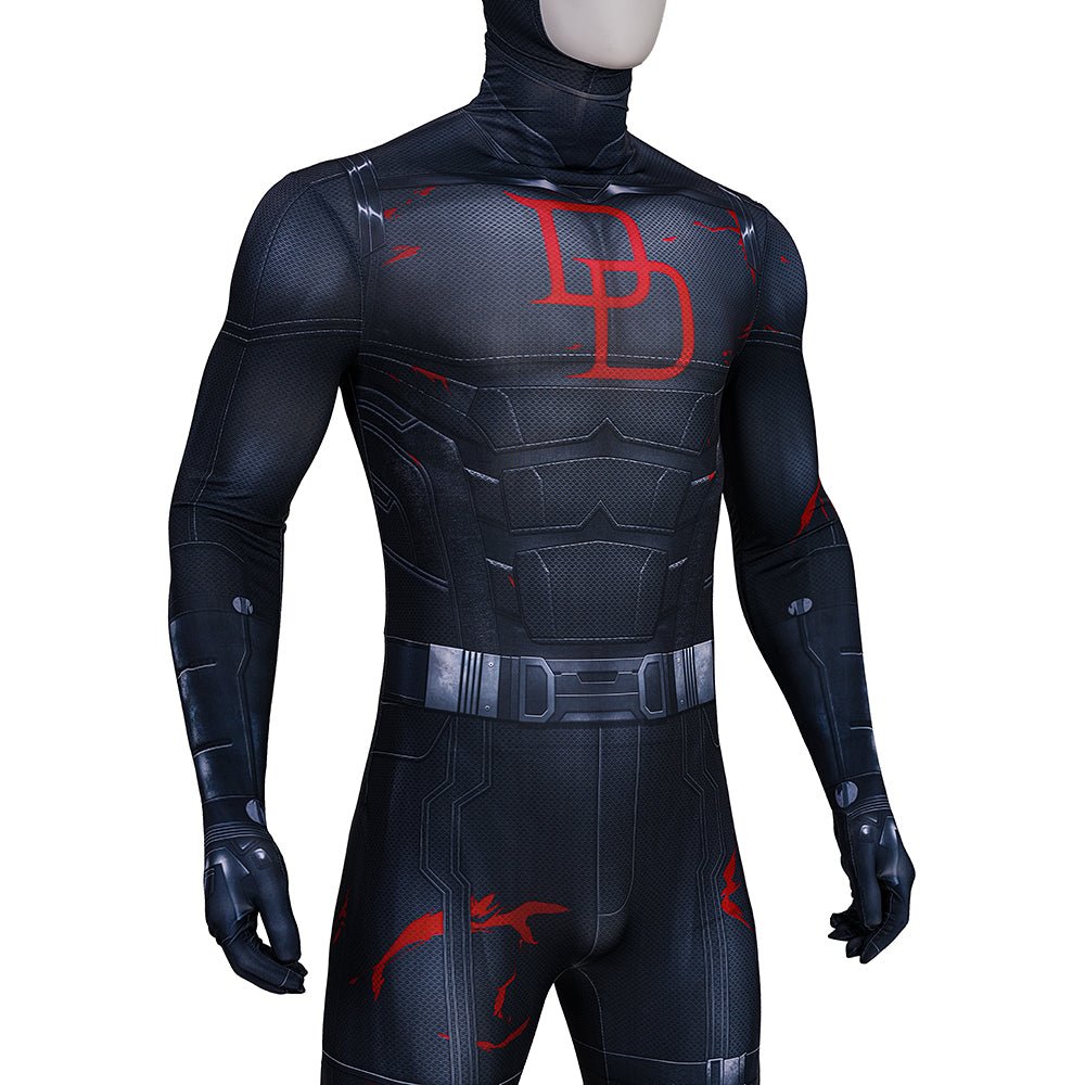 Костюм Daredevil: Возрождение 2 сезон - Черный боди Daredevil для косплея