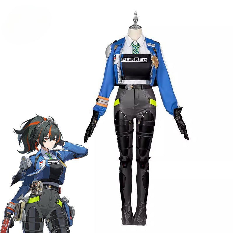 Костюм для косплея Zhu Yuan из игры Zenless Zone Zero - Форма лидера расследования