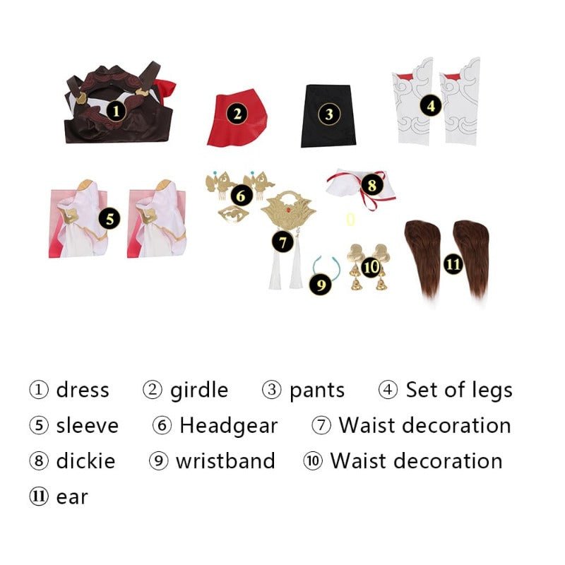 Костюм для косплея Тиньюнь из Honkai: Star Rail с аксессуарами для женщин