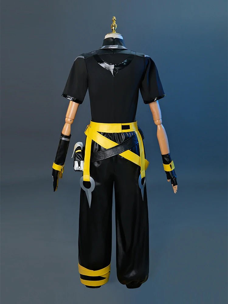 Костюм для косплея Ezreal из игры LOL HEARTSTEEL, черный унисекс комплект на Хэллоуин с очками