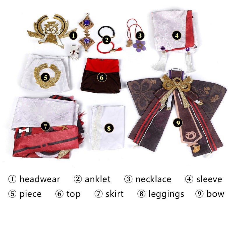 Костюм для косплея Yae Miko из Genshin Impact - Милый Хэллоуин наряд для женщин