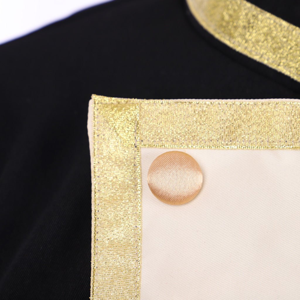 Костюм военной формы 18 века - мужской черный и красный фрак викторианский регентский наряд