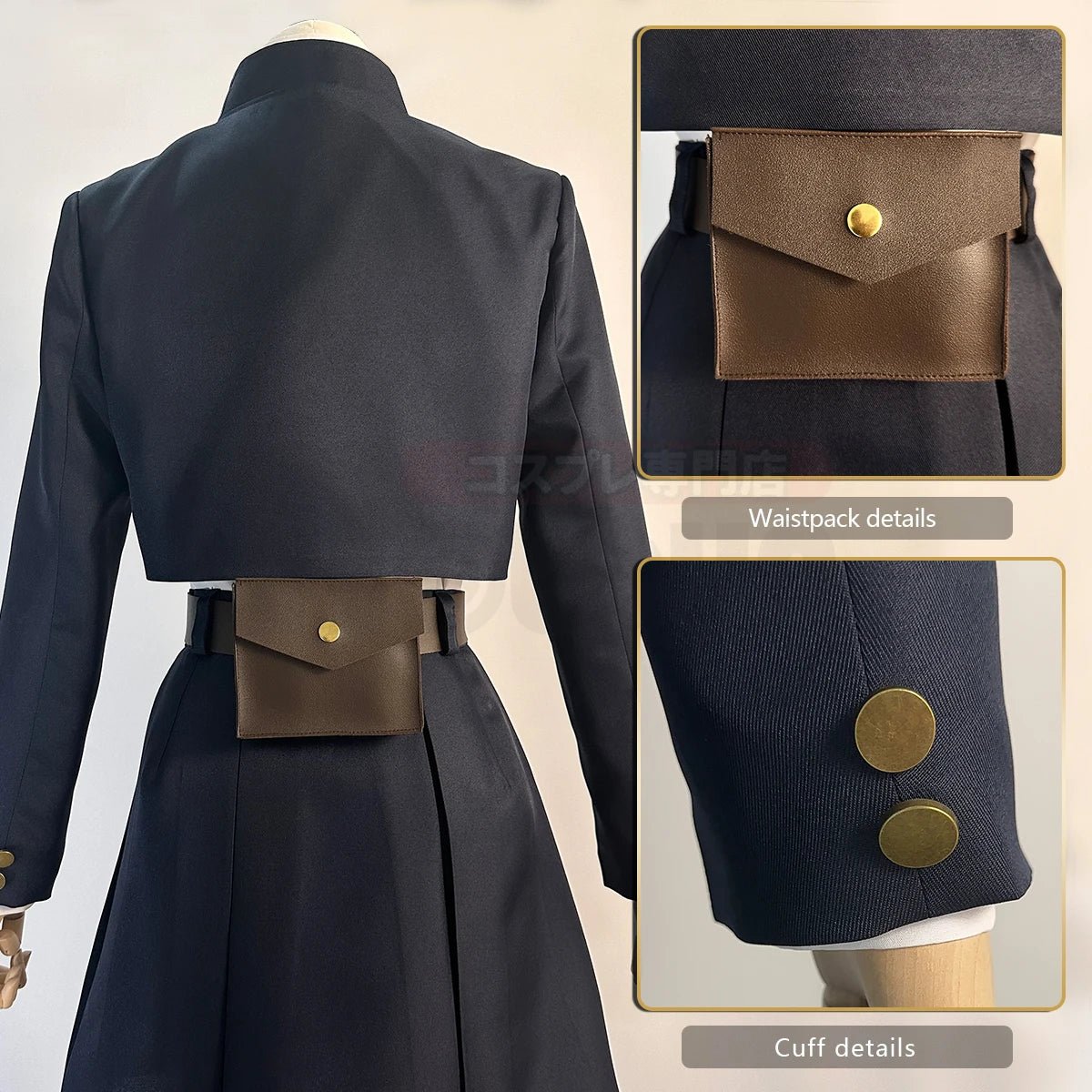 Косплей костюм Kugisaki Nobara из Jujutsu Kaisen: парик, куртка, юбка для аниме мероприятий, Хэллоуина и Рождества