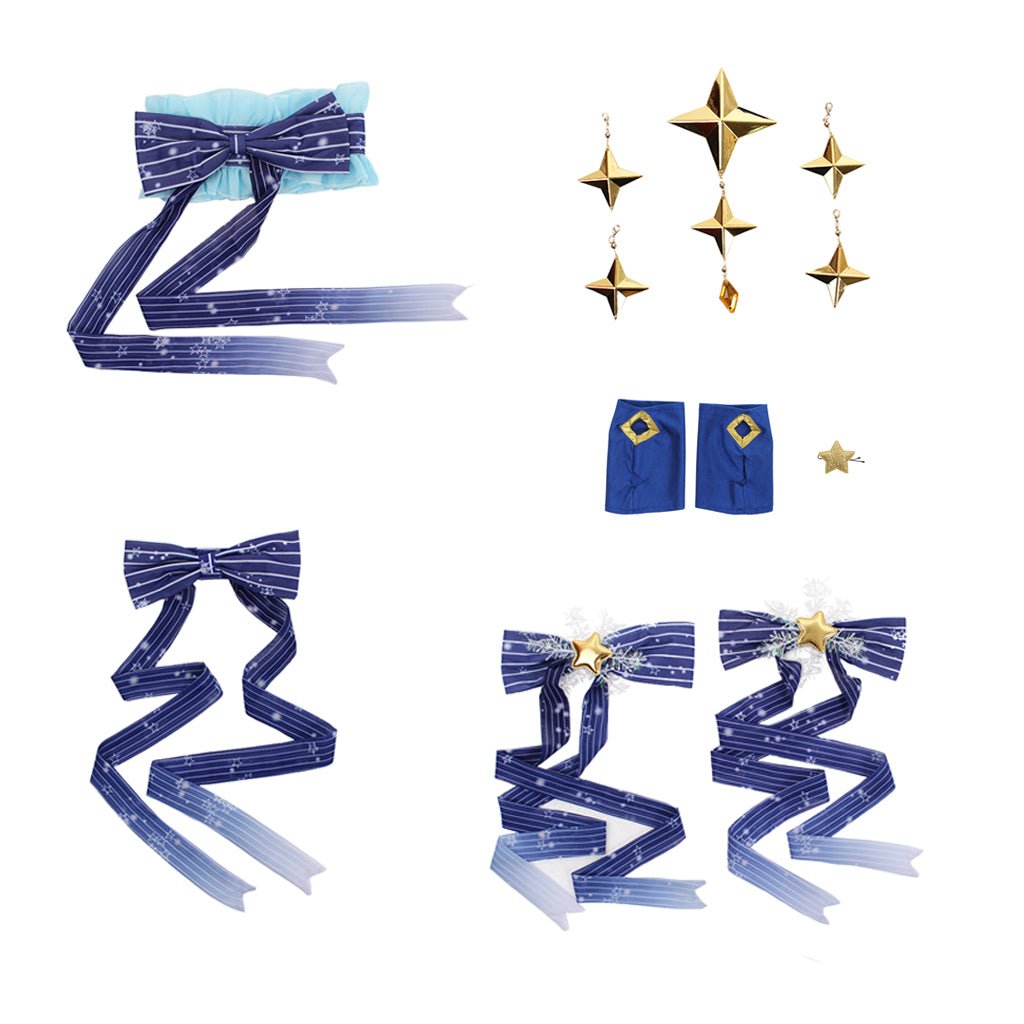 Костюм для косплея Snow Miku из Vocaloid – зимний образ Hatsune Miku