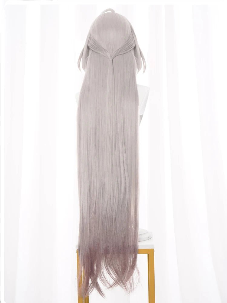 Костюмный парик Acheron из Honkai Star Rail, красные парики смешанного цвета, термостойкие синтетические волосы