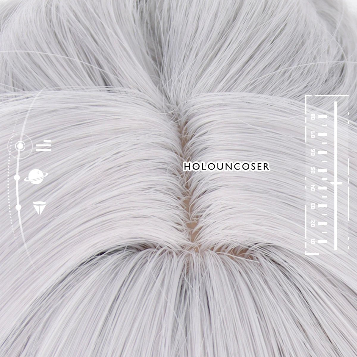 Honkai Star Rail Игра Броня Костюмный Парик Роза Сетка Термостойкий Синтетический Волокон Расческа Заколка Регулируемый Хэллоуин Праздник